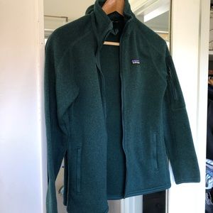 Patagonia Better Sweater Full Zip Fleece Jacket in Dark Borealis Green Sz XS